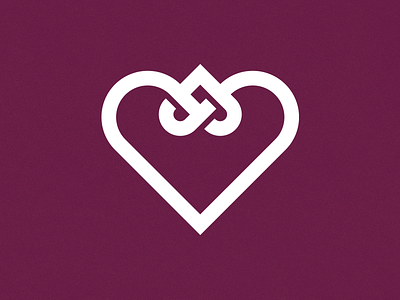 Adoption Heart - Revised adoption ben stafford heart knot line art logo mark symbol