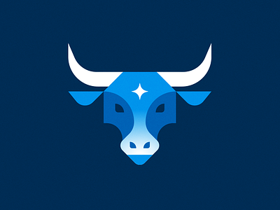 The Bemidji Babe babe bemidji blue ox bull cow geometric illustration logo minnesota paul bunyan
