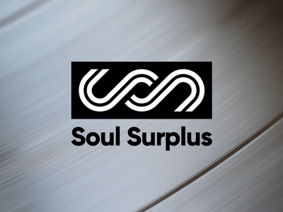 Soul Surplus Logo groove loop music record soul ss surplus turntable vinyl