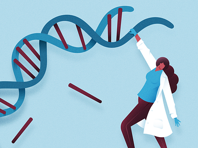 Ctrl+XY crispr editorial illustration embryos gene editing gene splicing morality science scientist