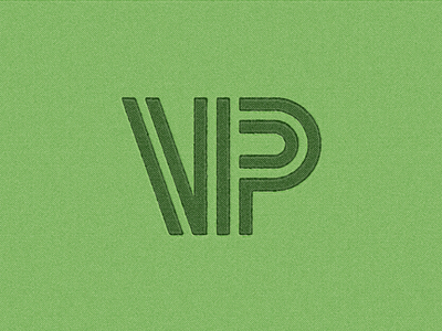 VP Logo farmers farming inline logo market monogram monoline vp