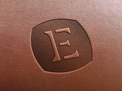 The Em Boss brand brand identity branding branding agency branding design e monogram embossed focus lab jam session leather mark monogram