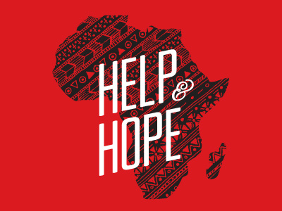 Help & Hope africa ethiopia fundraiser help hope mission trip pattern t shirt