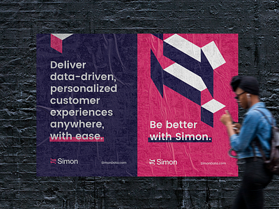 Simon Posters branding focus lab geometric gestalt graphic design logo graphicdesign illustration logo negative space posters simon simon data