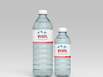 Mineral Water Bottle Label Design