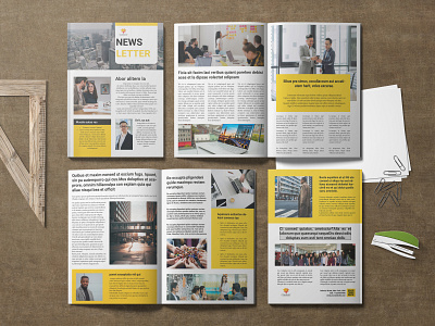 Newsletter Design graphicdesign magazine magazine ad magazine cover magazine design newsletter newsletter design newsletter template nurmdmridha