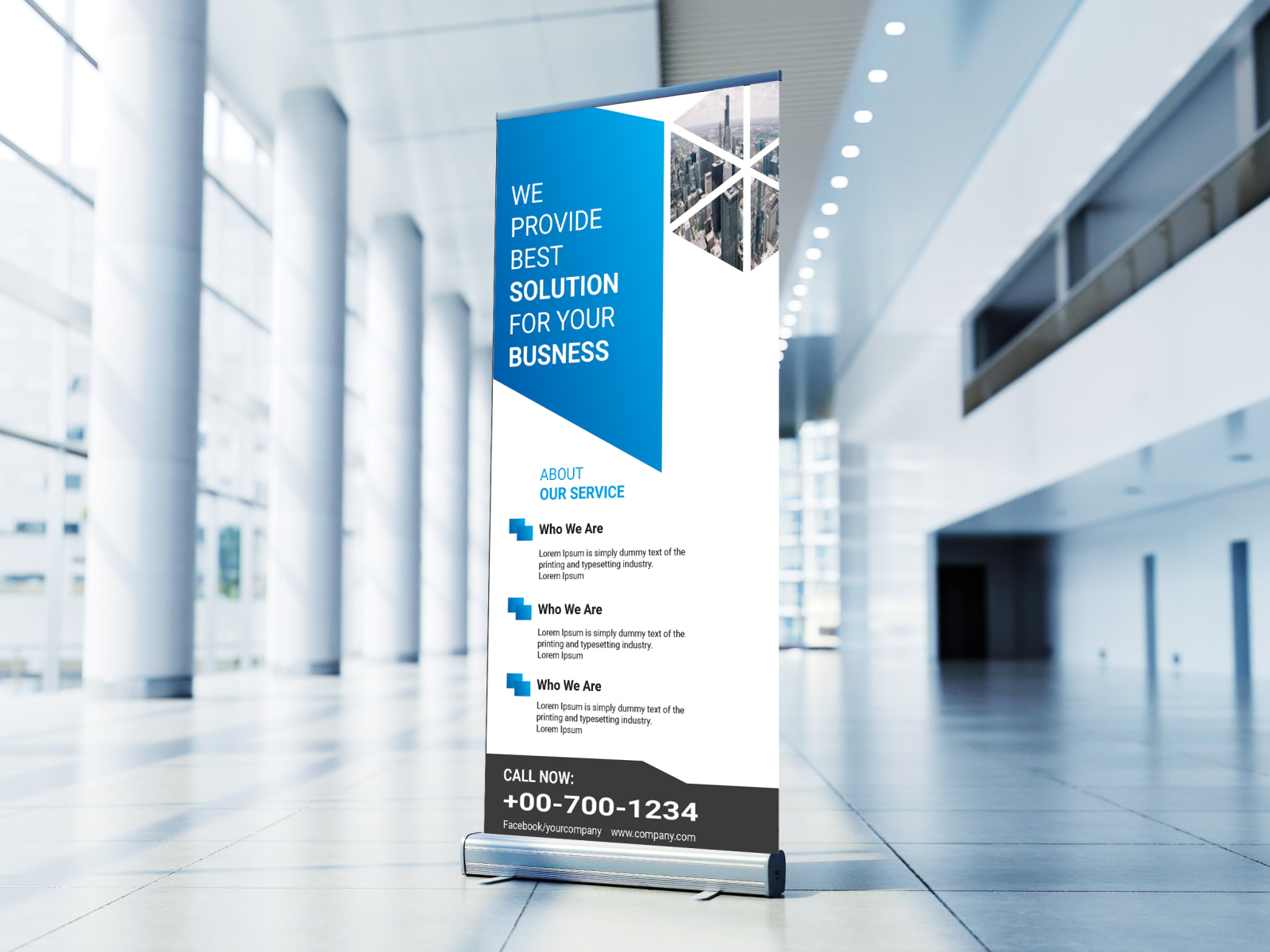 Roll Up Banner Design by Nur Mohammad on Dribbble