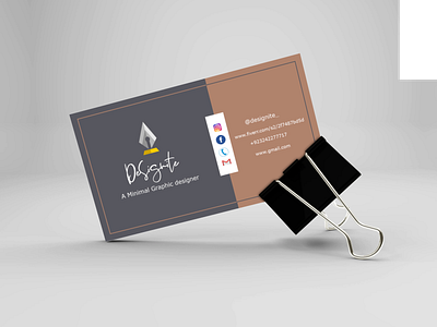 Business Card 3d animation branding business business card card graphic design identity logo motion graphics