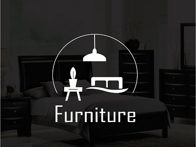 A Minimal Furniture Logo 3d adobe illustrator branding furniture logo graphic design illustrator logo logo design motion graphics