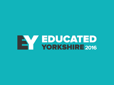 Educated Yorkshire Logo brand conference logo yorkshire