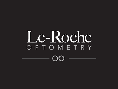 Le-Roche Logo brand glasses logo optician store