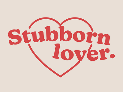 Stubborn Lover Design Studio Logo branding branding design feminine feminine design feminine logo heart heart logo logodesign vintage design women empowerment