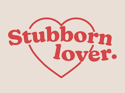 Stubborn Lover Design Studio Logo