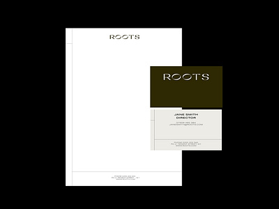 ROOTS Luxury Interior Brand Identity