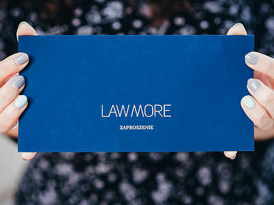 Lawmore Invitations clean cobalt design elegant invitations print warsaw