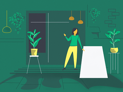 Looking for great staff - Illustration flat green illustration illustrations job line