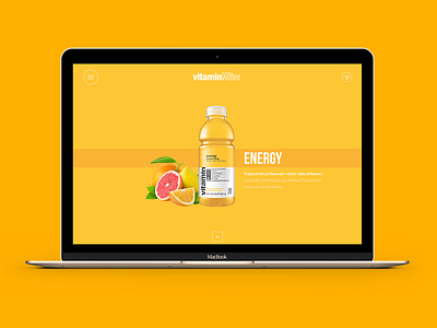 Glaceau vitamin water concept brands cocacola concept glaceau vitamin water south africa ui ux web website