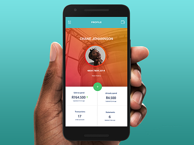 Bank App app balance bank money profile spending