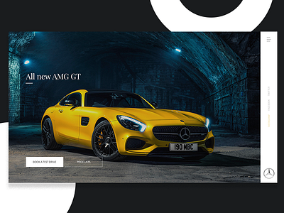 Mercedes Benz - Landing page