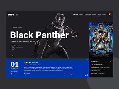 Black Panther Preview africa black panther design imdb movie preview south africa ui ux