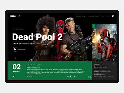 Deadpool Movie Preview deadpool2 marvel movies ui ux