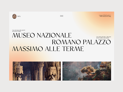 National museum of Italy design graphic design logo ui ux vector