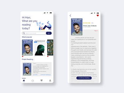 E-book Mobile app ui app books books app bookstore cleanui dailyui design ebook education gradient library app minimal mobile ui typography ui ui trend uiux ux vector website