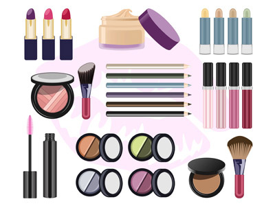 Cosmetics & Makeup beauty cosmetics cream dust eyelashes eyeliner glitter lips makeup pencil shadow woman
