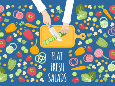 Flat Fresh Salads