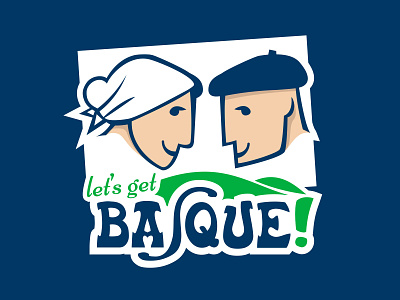 Let's Get Basque Brand branding design graphic design illustration logo vector