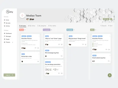 Task management dashboard. figma time management app time management dashboard time management design time manager web design