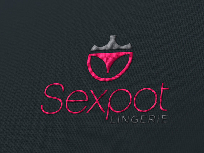 Sexpot lingerie corporate identity logo logo design minimal simple