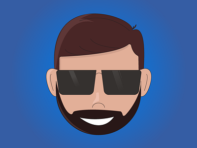 Selfie avatar illustrator selfie vector