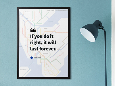 Massimo Vignelli Quote poster quote