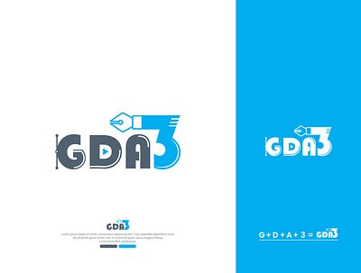 GDA3 - Logo for contest branding branding logo design creative logo design design facebook group logo fb logo gda3 graphic design illustration logo logo design vector
