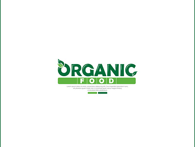 Organic Food - Logo branding branding logo design creative logo creative logo design design graphic design llogo logo logo design natural logo organic organic food organic logo