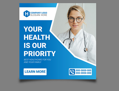 Medical Social Media Post Design advertising banner design facebook banner facebook post health banner instagram banner instagram post instagram post design medical banner medical social media post social media post design web banner