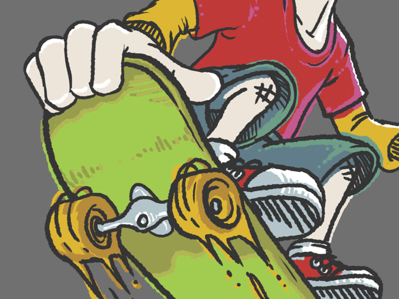 Skater Illustration skate skater illustration digital