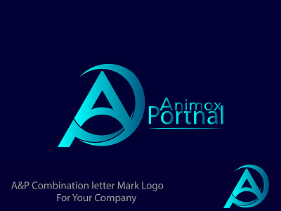 Letter ''A&P'' Combination letter logo design brand identity branding custom logo design illustration inetial letter logo logo logo design typogaphy ui