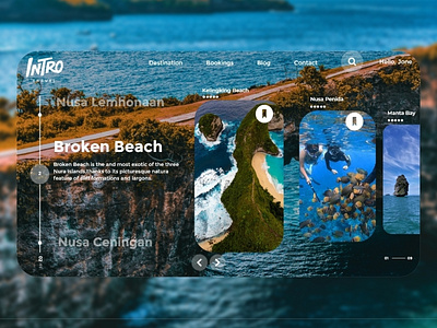 Intro Travel UI Design