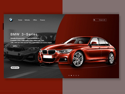 BMW Web UI Design animation app branding design ecommerce business ecommerce design ui ux web website