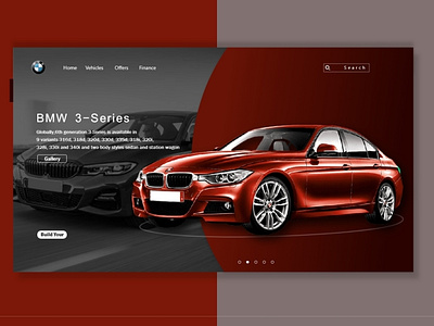 BMW Web UI Design