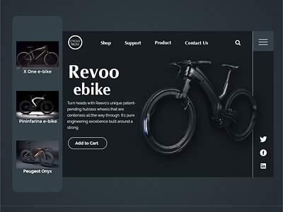 Cyclo Tron Web UI Design