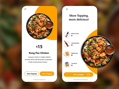 Chinese Food Company Web UI Design