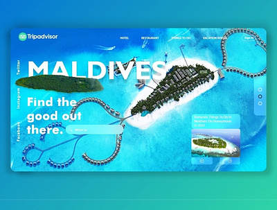 Maldives Web UI design animation app branding design ecommerce business ecommerce design ui ux web website