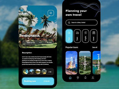 Travelling App UI Design