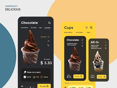 Ice Cream Cup UL Web Designs