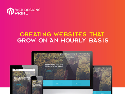Creating Websites that grow on an hourly basis. designinspiration uidesign uxdesign webdesign webdesignsprime webdeveloper webdevelopment websitedesign