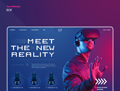 Meet The New Reality 3d animation branding graphic design logo motion graphics ui