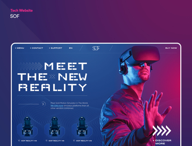 Meet The New Reality by Web Designs Prime on Dribbble